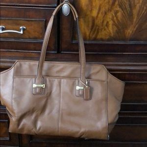Brown leather Coach Bag